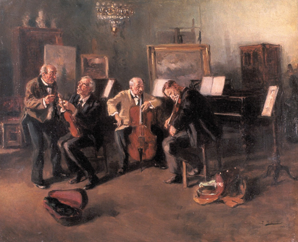 В мастерской художника. 1908
